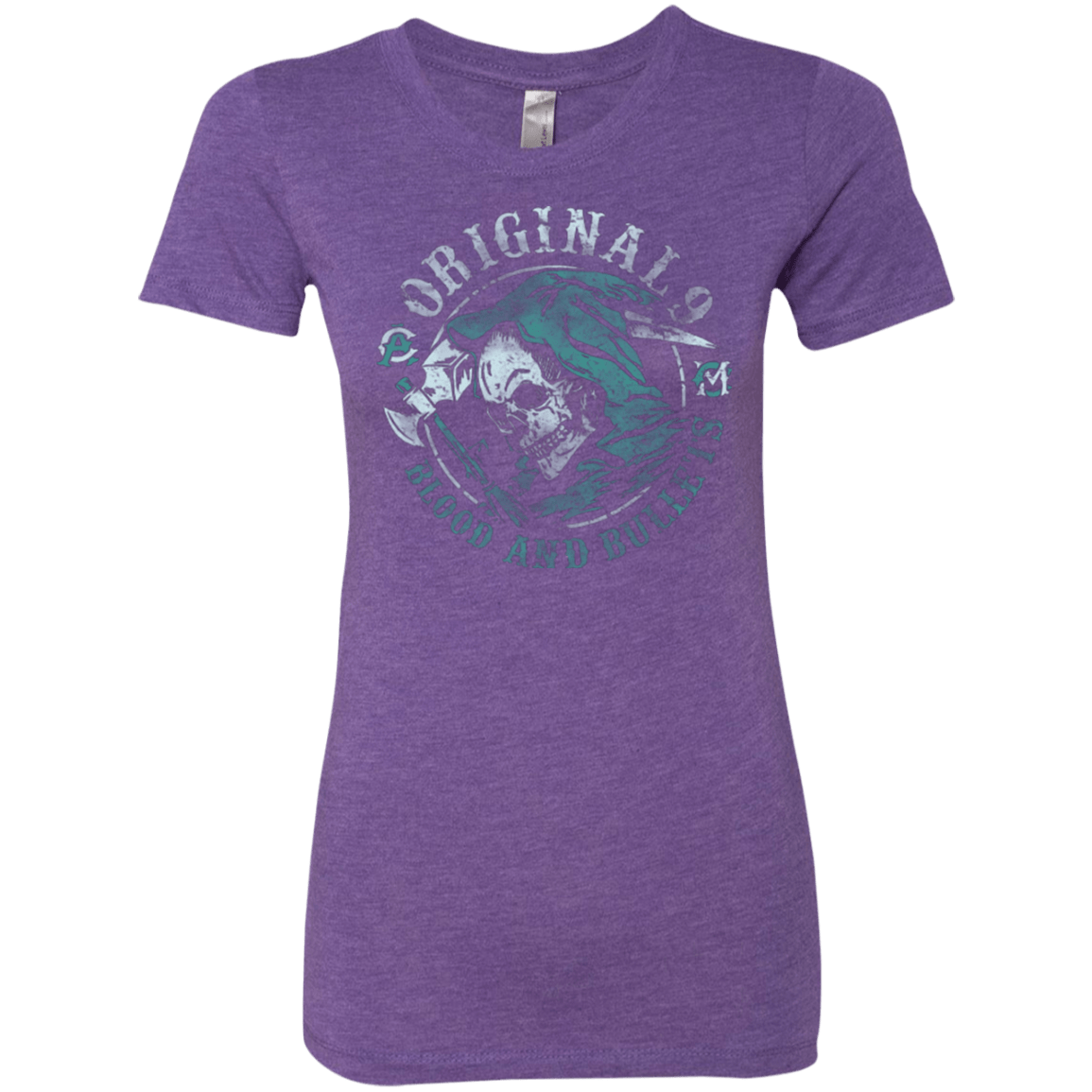 T-Shirts Purple Rush / Small Blood and Bullets Women's Triblend T-Shirt