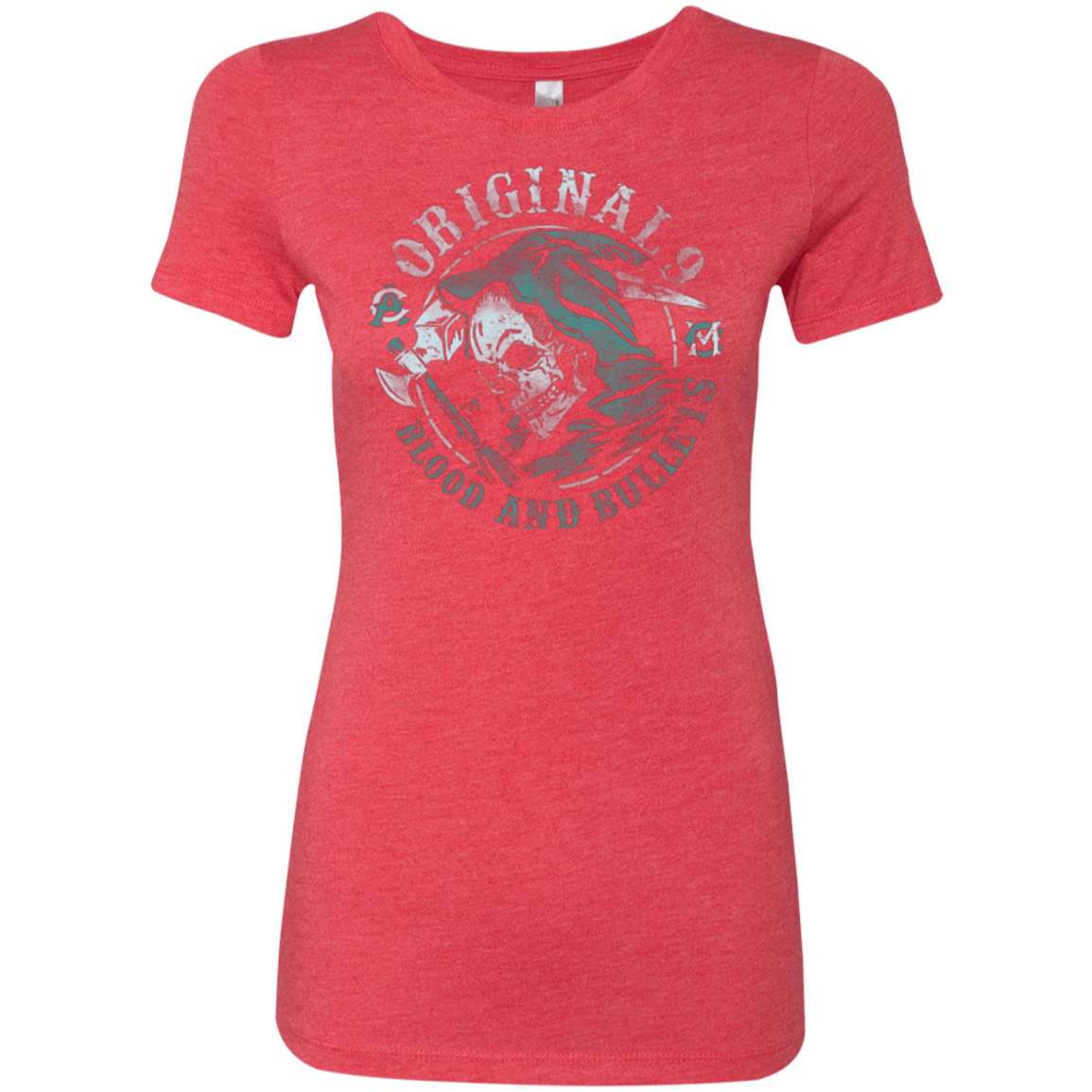 T-Shirts Vintage Red / Small Blood and Bullets Women's Triblend T-Shirt