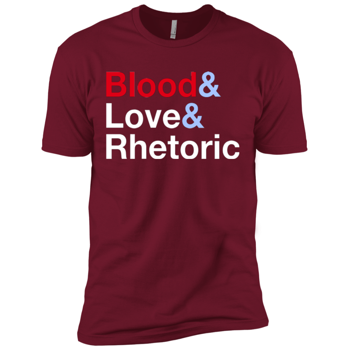 T-Shirts Cardinal / X-Small Blood Love Rhetoric Men's Premium T-Shirt
