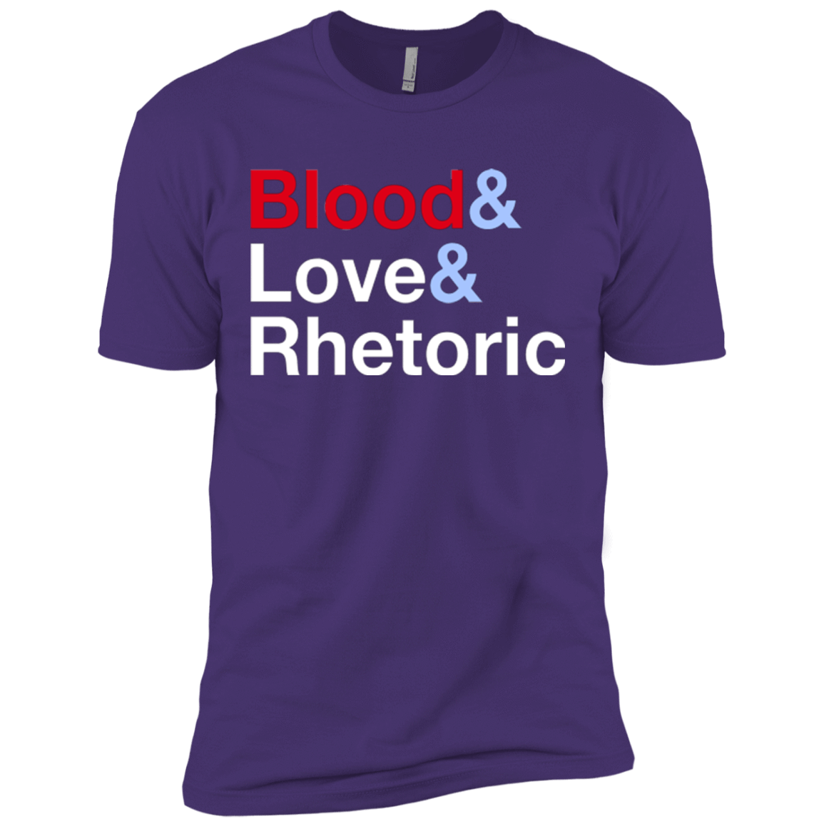T-Shirts Purple / X-Small Blood Love Rhetoric Men's Premium T-Shirt