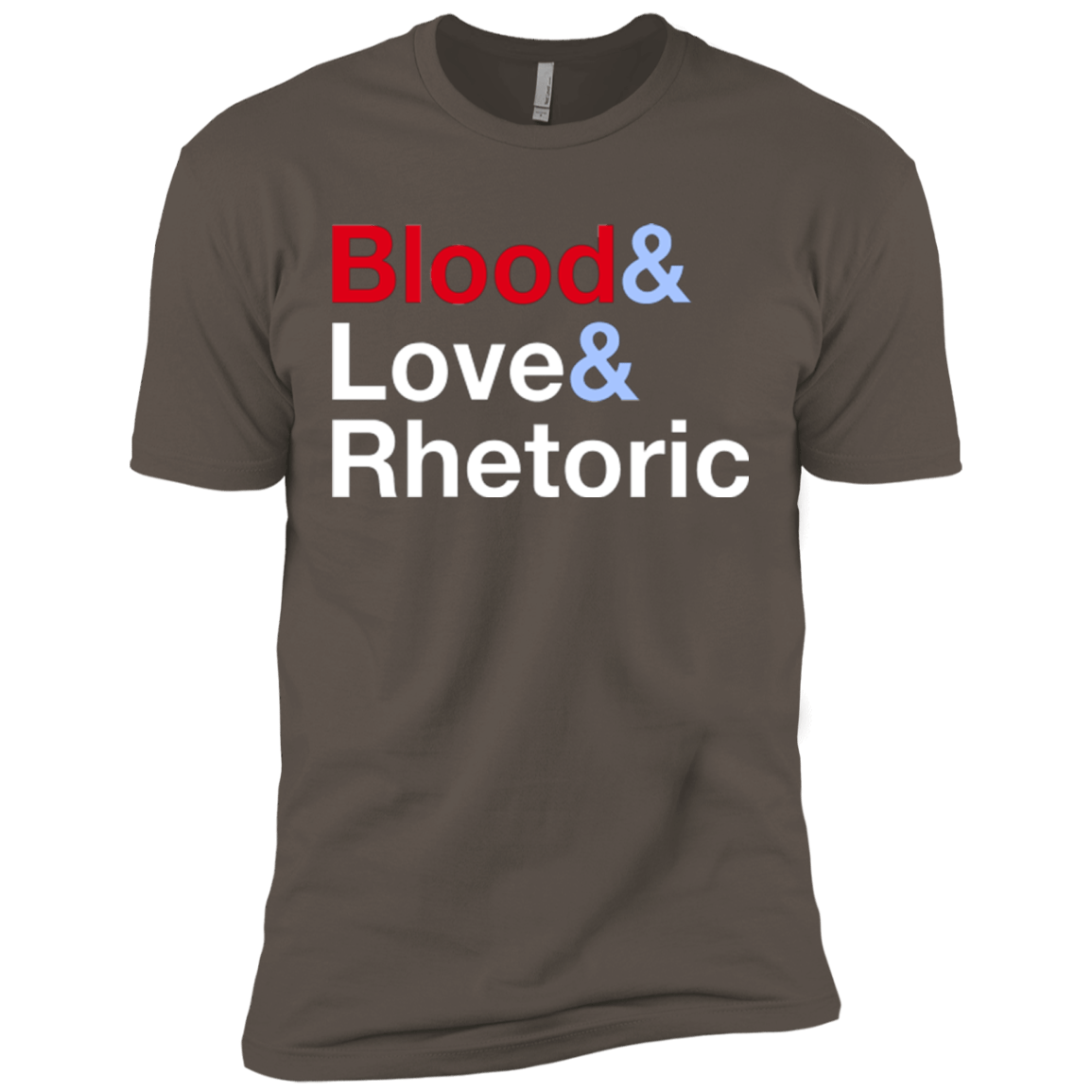 T-Shirts Warm Grey / X-Small Blood Love Rhetoric Men's Premium T-Shirt