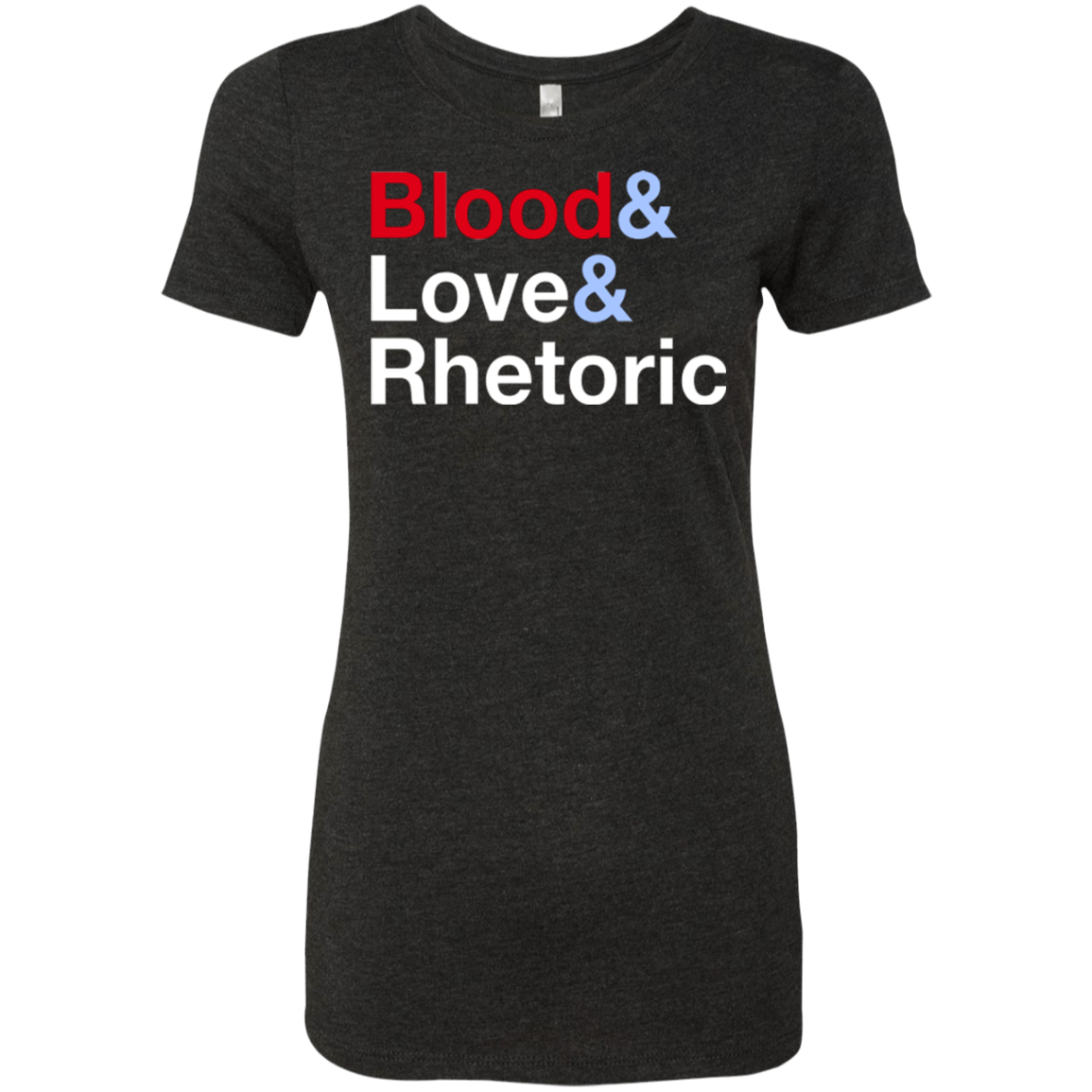 T-Shirts Vintage Black / Small Blood Love Rhetoric Women's Triblend T-Shirt