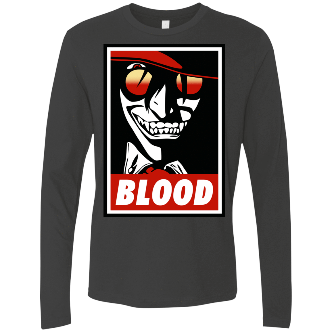 T-Shirts Heavy Metal / Small Blood Men's Premium Long Sleeve