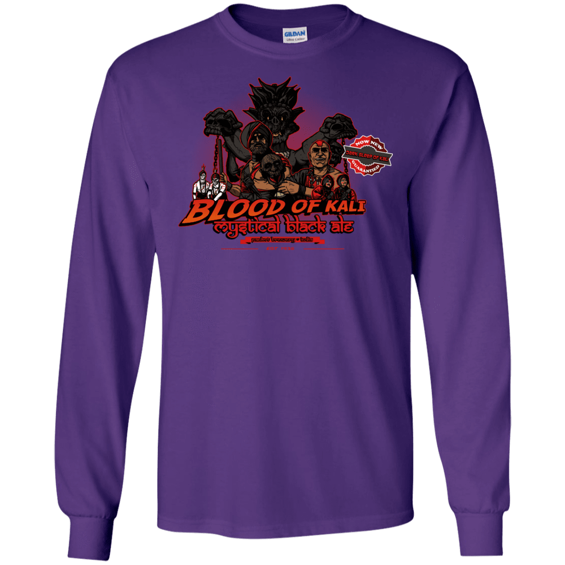 T-Shirts Purple / S Blood Of Kali Men's Long Sleeve T-Shirt