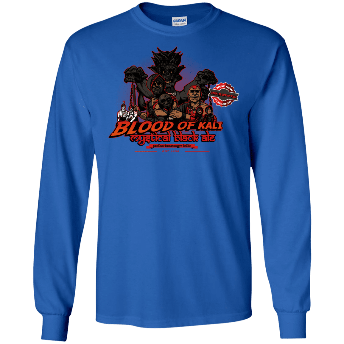 T-Shirts Royal / S Blood Of Kali Men's Long Sleeve T-Shirt