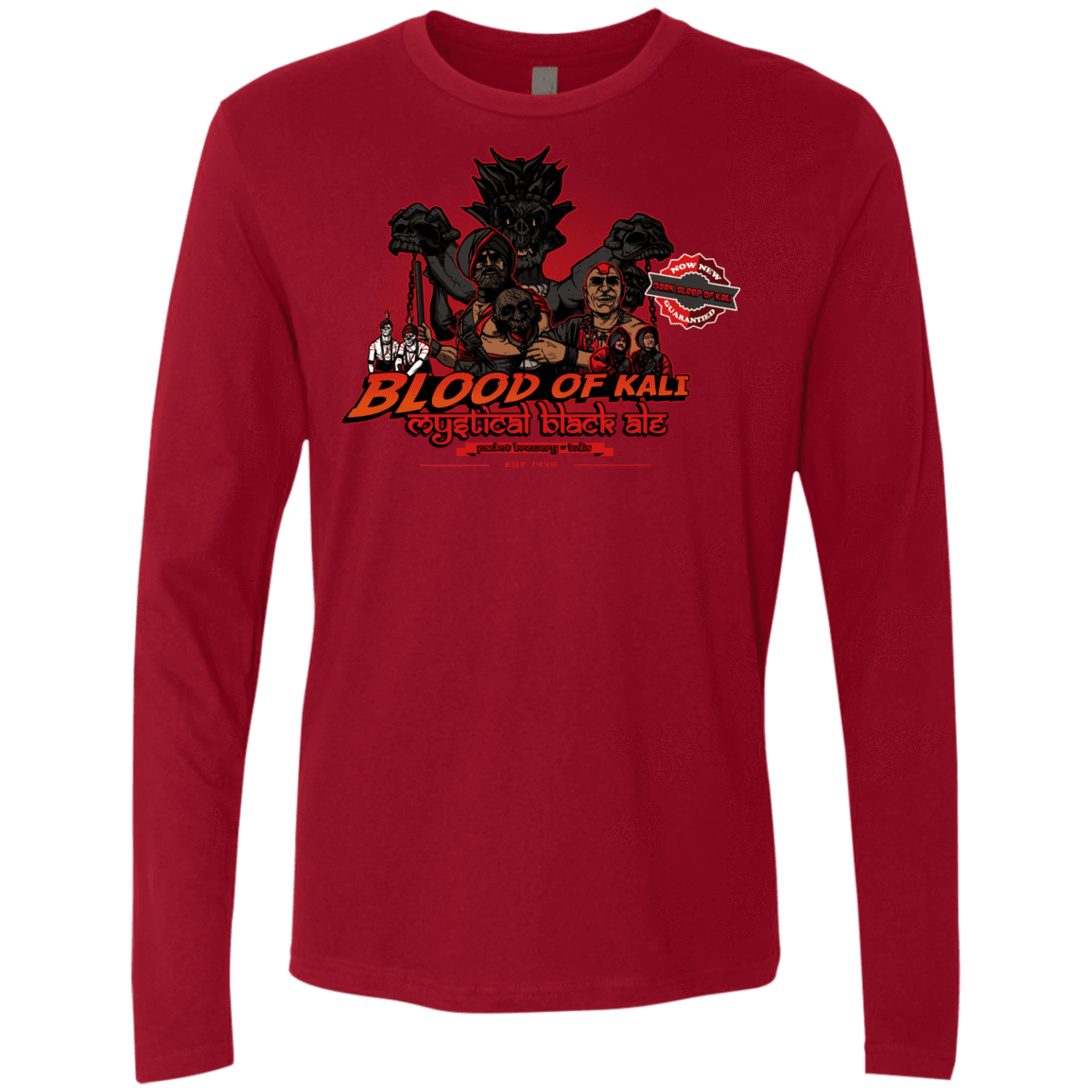 T-Shirts Cardinal / S Blood Of Kali Men's Premium Long Sleeve