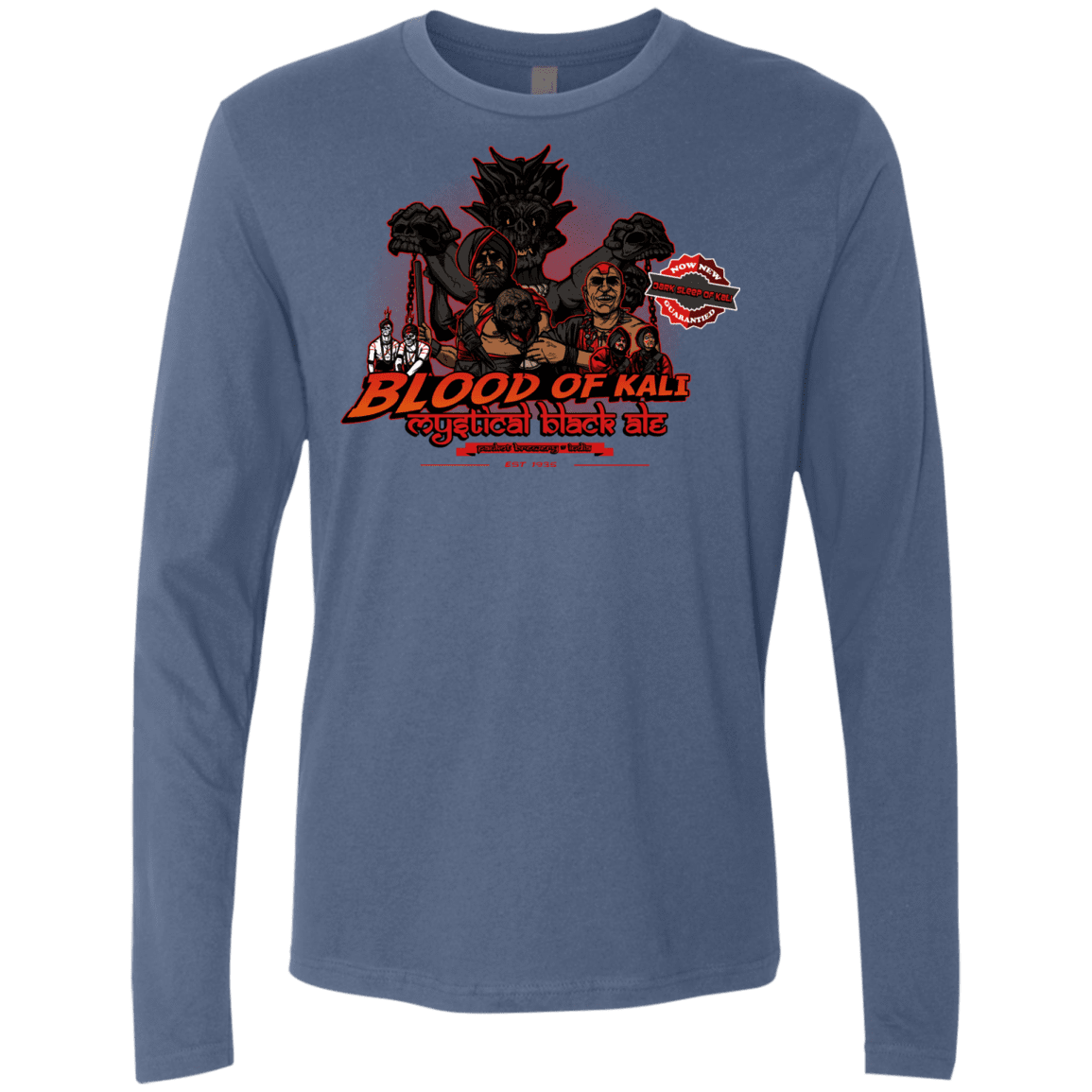 T-Shirts Indigo / S Blood Of Kali Men's Premium Long Sleeve