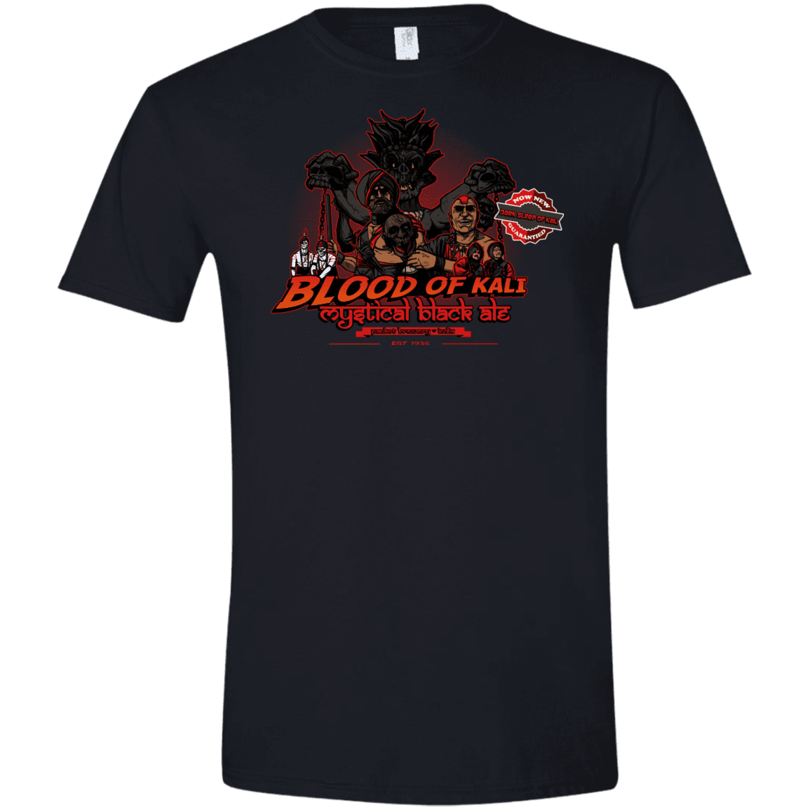 T-Shirts Black / X-Small Blood Of Kali Men's Semi-Fitted Softstyle