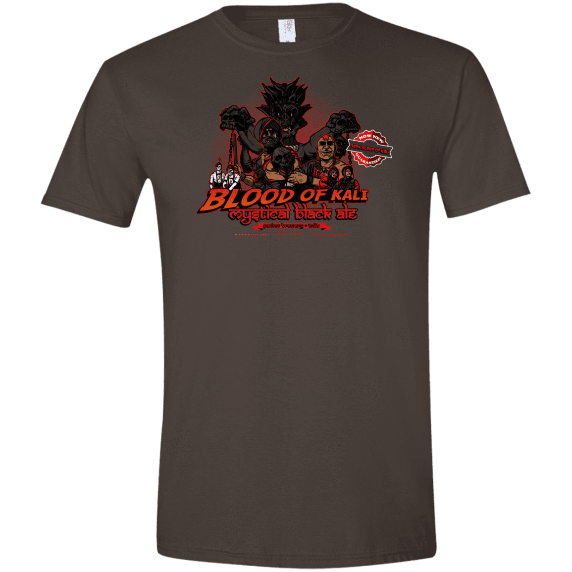 T-Shirts Dark Chocolate / S Blood Of Kali Men's Semi-Fitted Softstyle