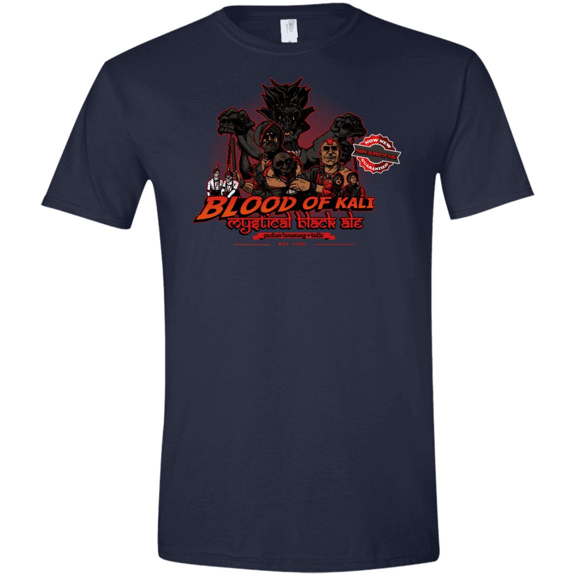 T-Shirts Navy / X-Small Blood Of Kali Men's Semi-Fitted Softstyle