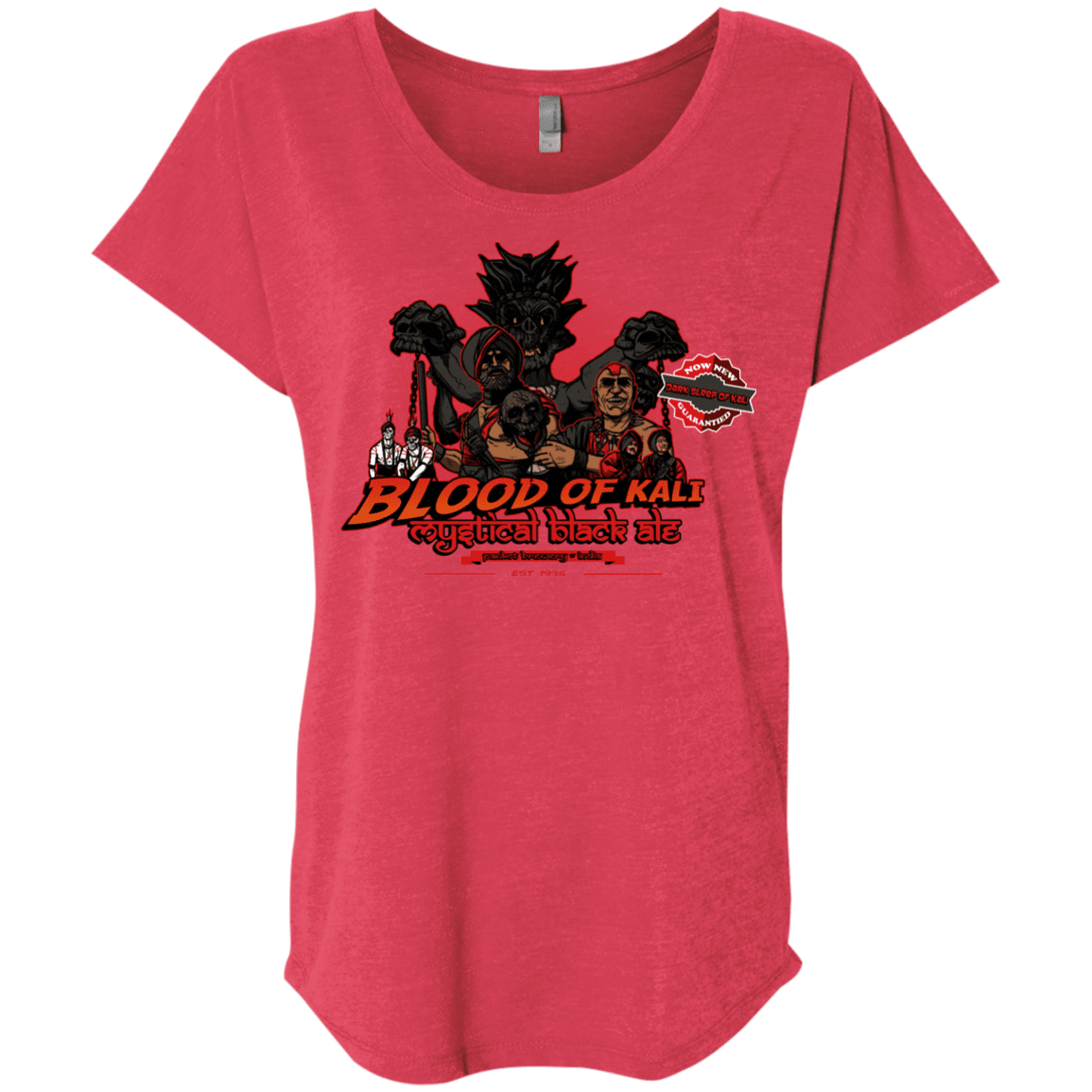 T-Shirts Vintage Red / X-Small Blood Of Kali Triblend Dolman Sleeve