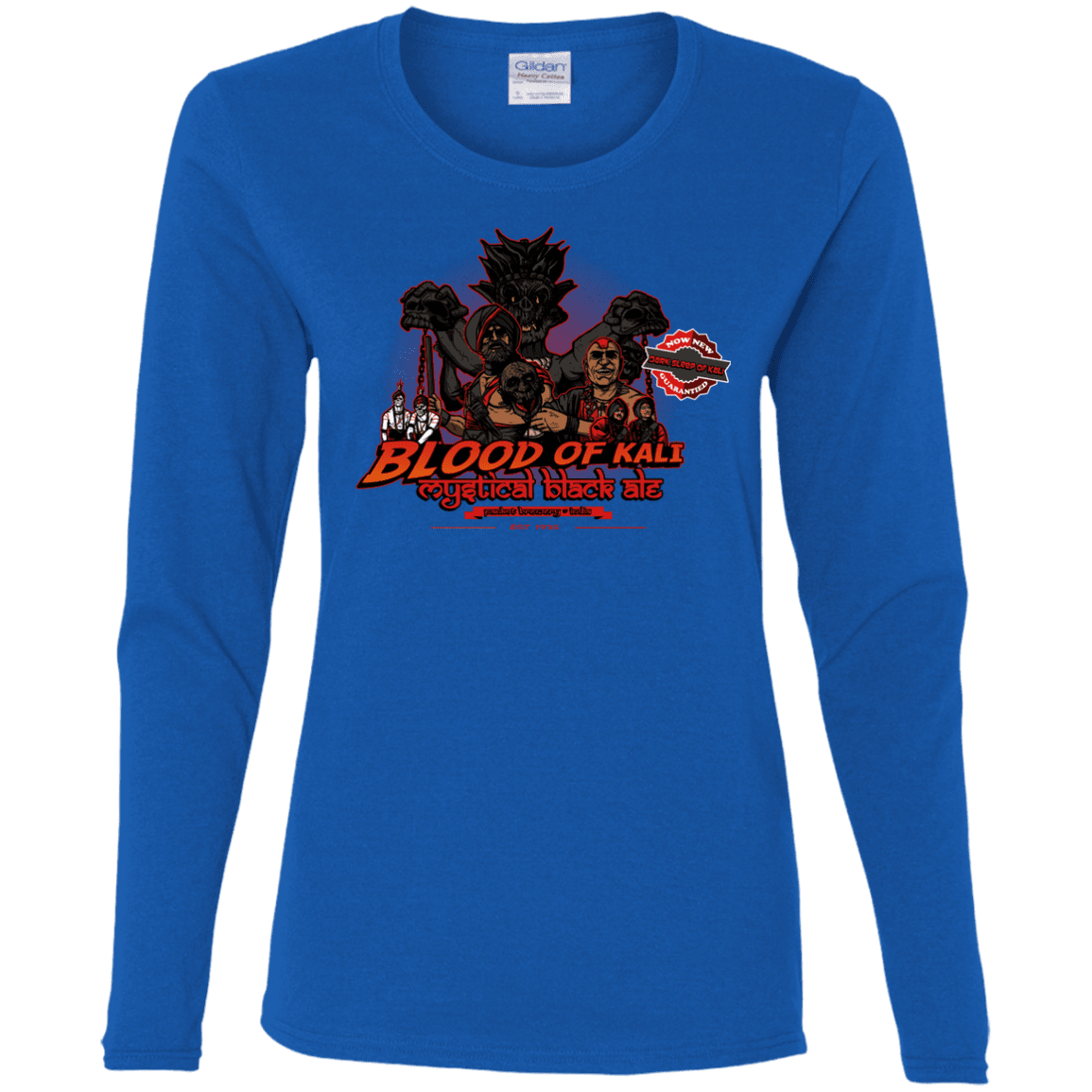 T-Shirts Royal / S Blood Of Kali Women's Long Sleeve T-Shirt