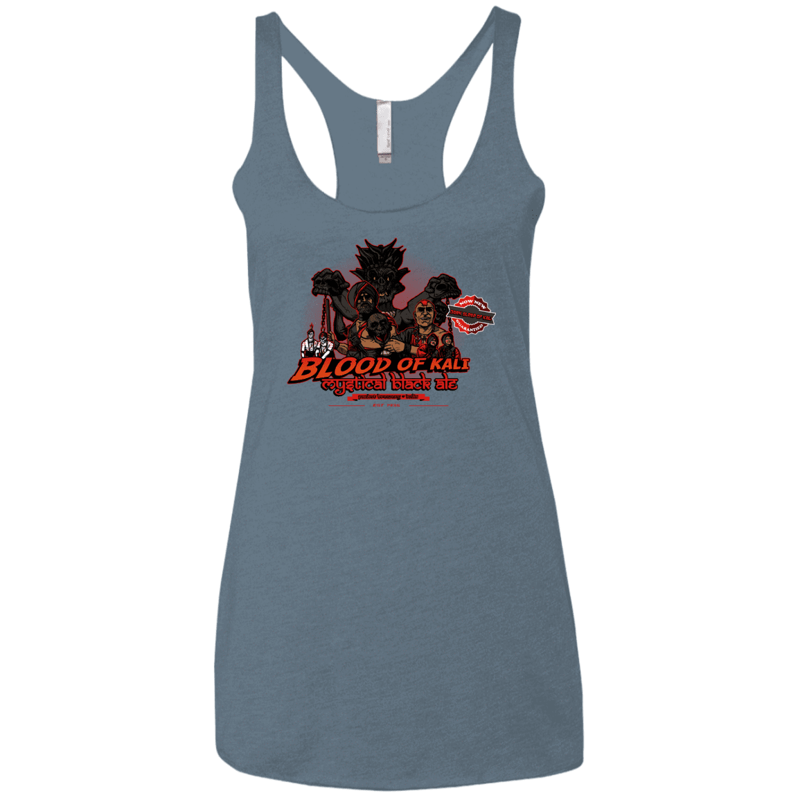 T-Shirts Indigo / X-Small Blood Of Kali Women's Triblend Racerback Tank