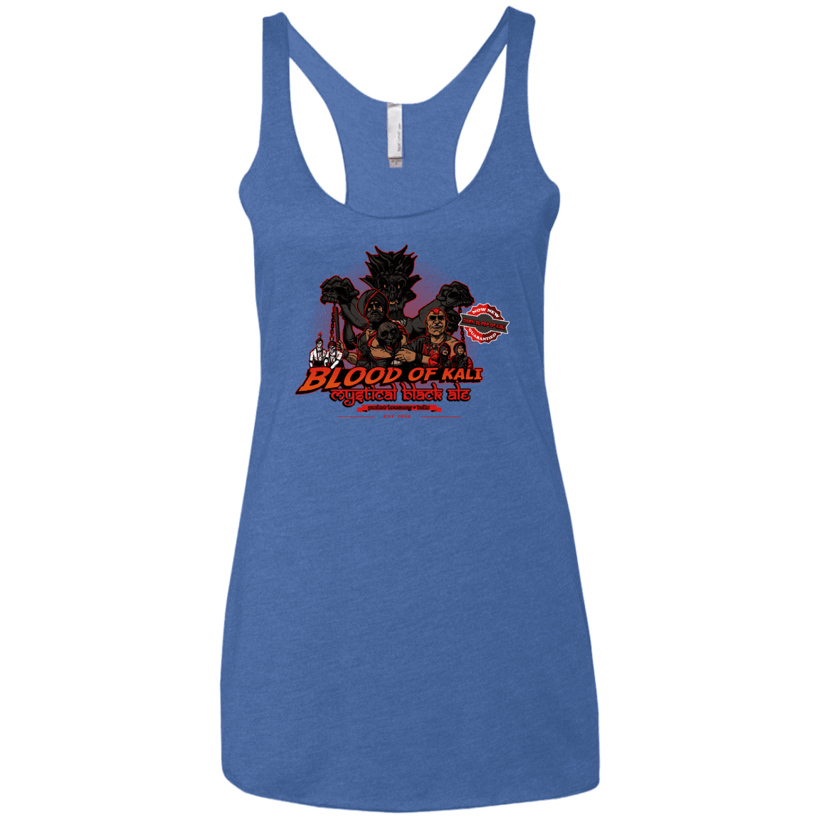 T-Shirts Vintage Royal / X-Small Blood Of Kali Women's Triblend Racerback Tank
