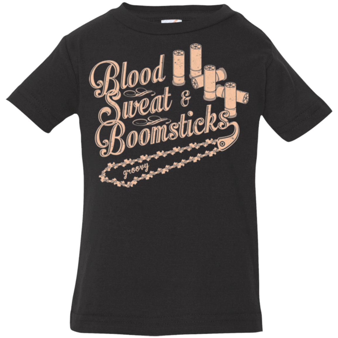 T-Shirts Black / 6 Months Blood Sweat & Boomsticks Infant Premium T-Shirt