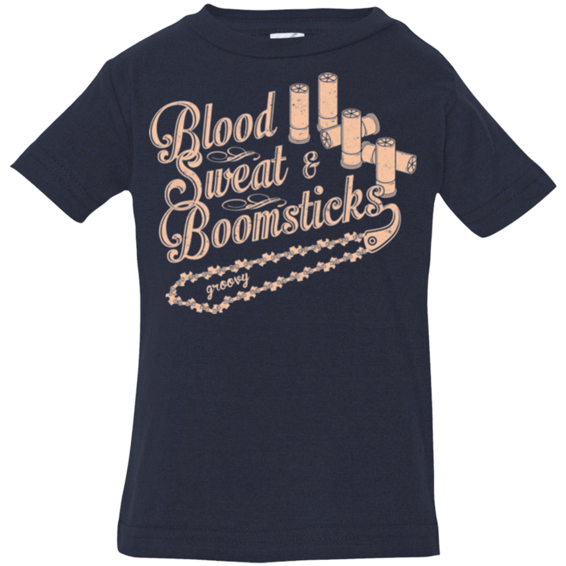 T-Shirts Navy / 6 Months Blood Sweat & Boomsticks Infant Premium T-Shirt