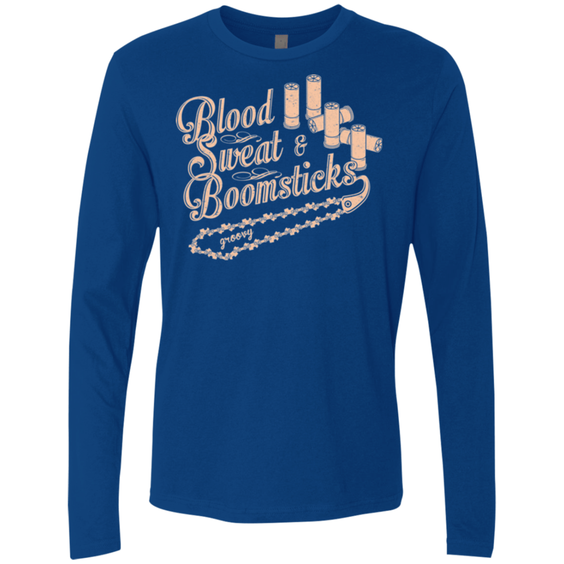 T-Shirts Royal / Small Blood Sweat & Boomsticks Men's Premium Long Sleeve