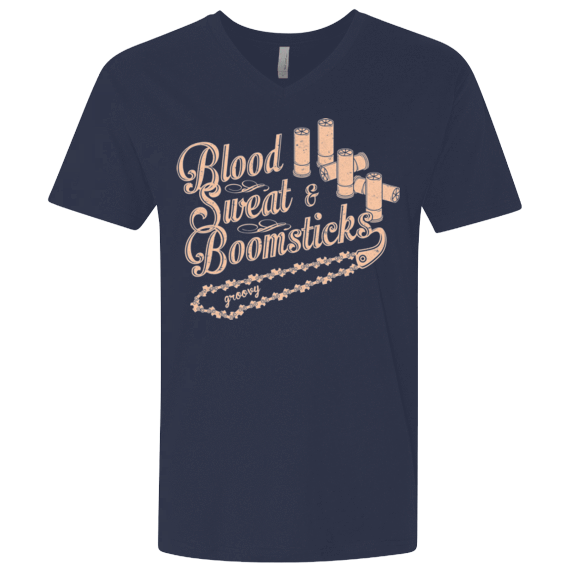 T-Shirts Midnight Navy / X-Small Blood Sweat & Boomsticks Men's Premium V-Neck