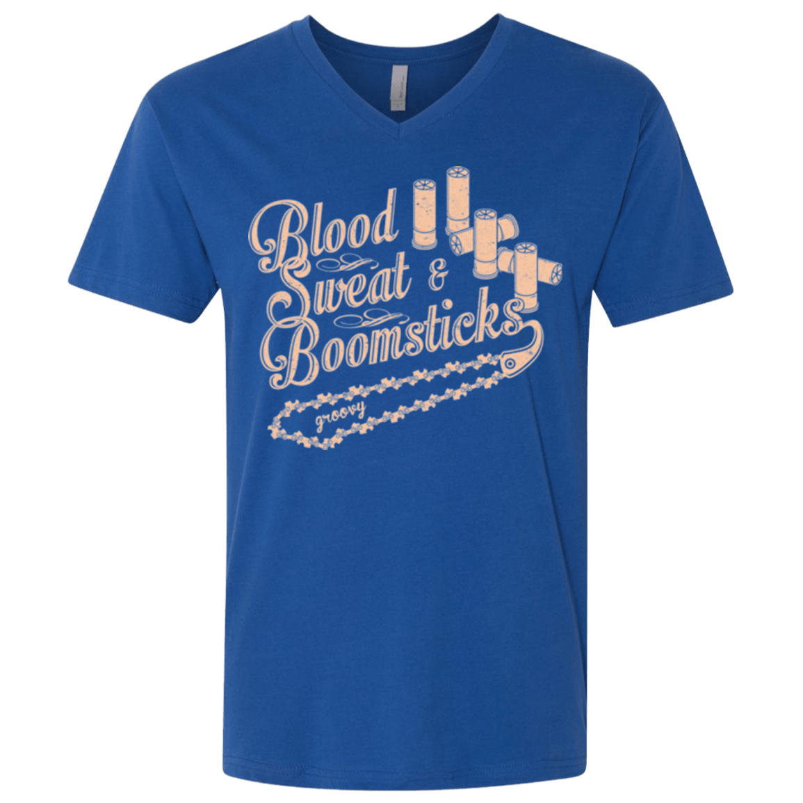 T-Shirts Royal / X-Small Blood Sweat & Boomsticks Men's Premium V-Neck