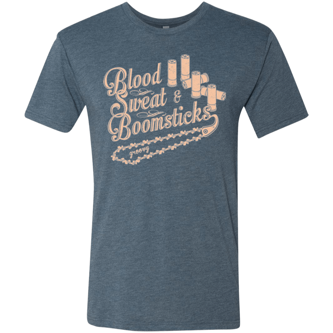 T-Shirts Indigo / Small Blood Sweat & Boomsticks Men's Triblend T-Shirt