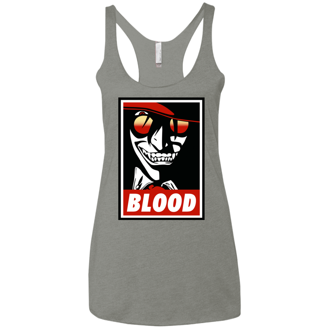T-Shirts Venetian Grey / X-Small Blood Women's Triblend Racerback Tank