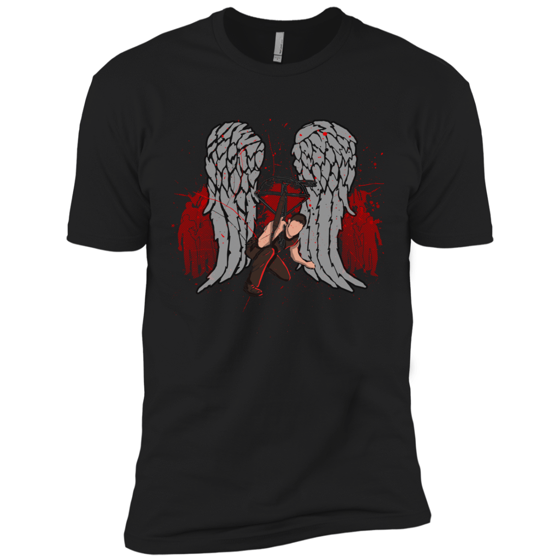 T-Shirts Black / X-Small Bloody Wings Dixon Men's Premium T-Shirt
