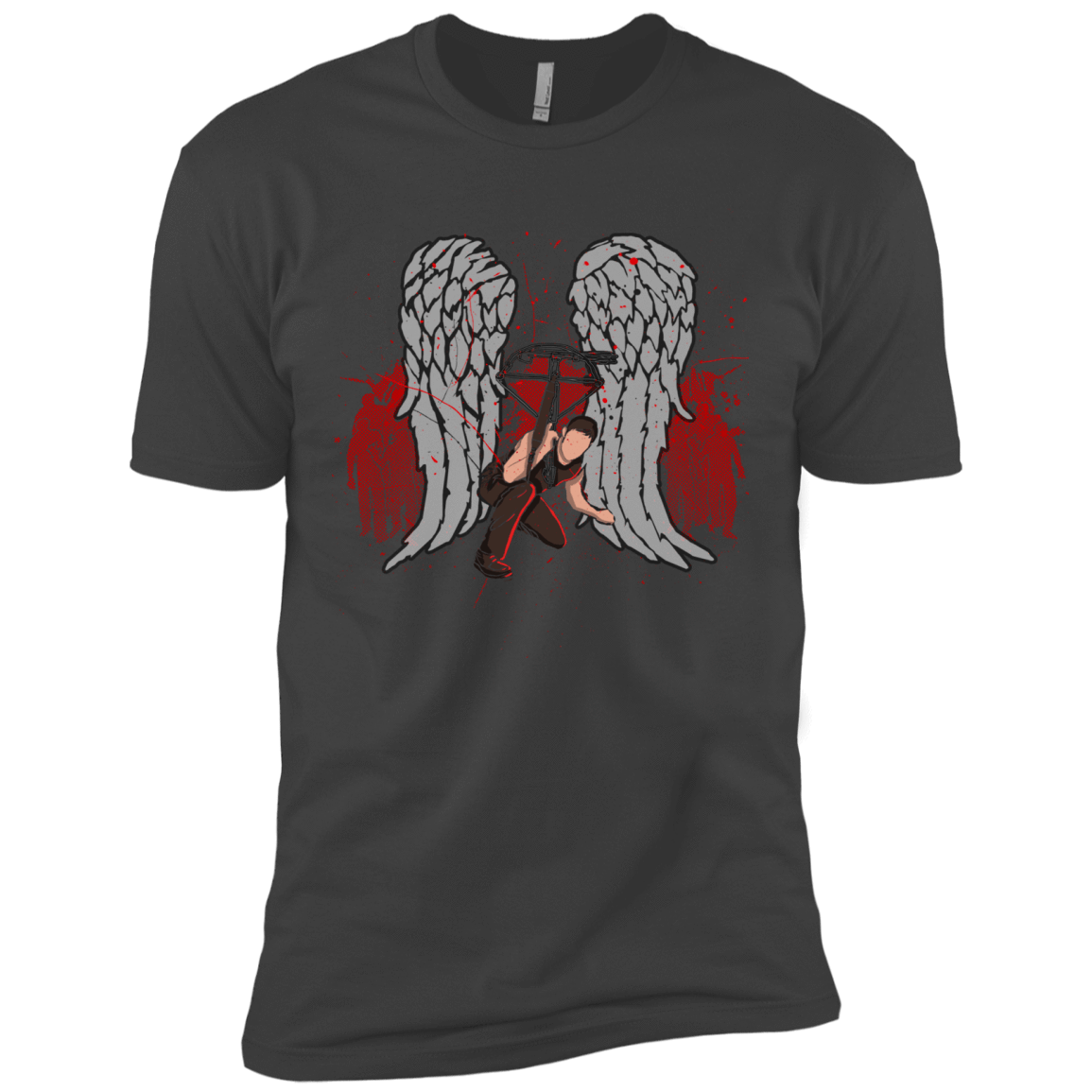 T-Shirts Heavy Metal / X-Small Bloody Wings Dixon Men's Premium T-Shirt