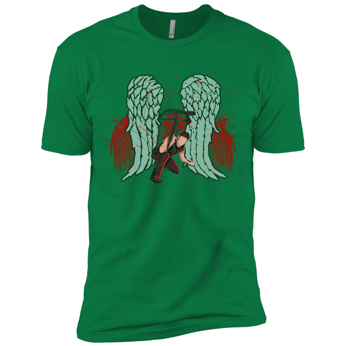 T-Shirts Kelly Green / X-Small Bloody Wings Dixon Men's Premium T-Shirt