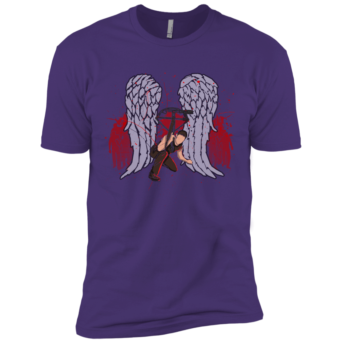 T-Shirts Purple / X-Small Bloody Wings Dixon Men's Premium T-Shirt