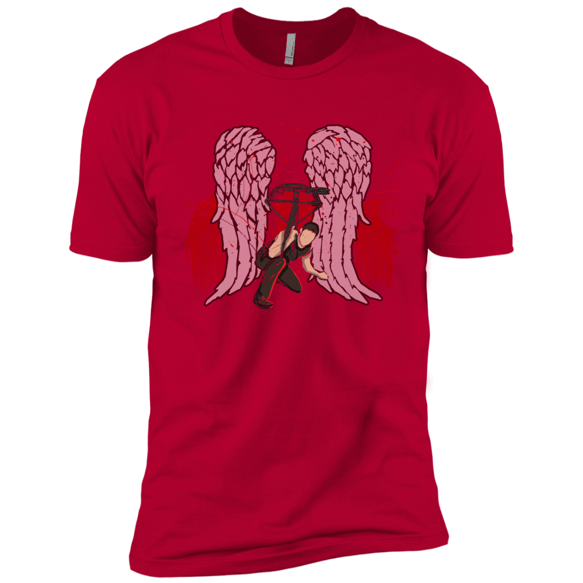 T-Shirts Red / X-Small Bloody Wings Dixon Men's Premium T-Shirt