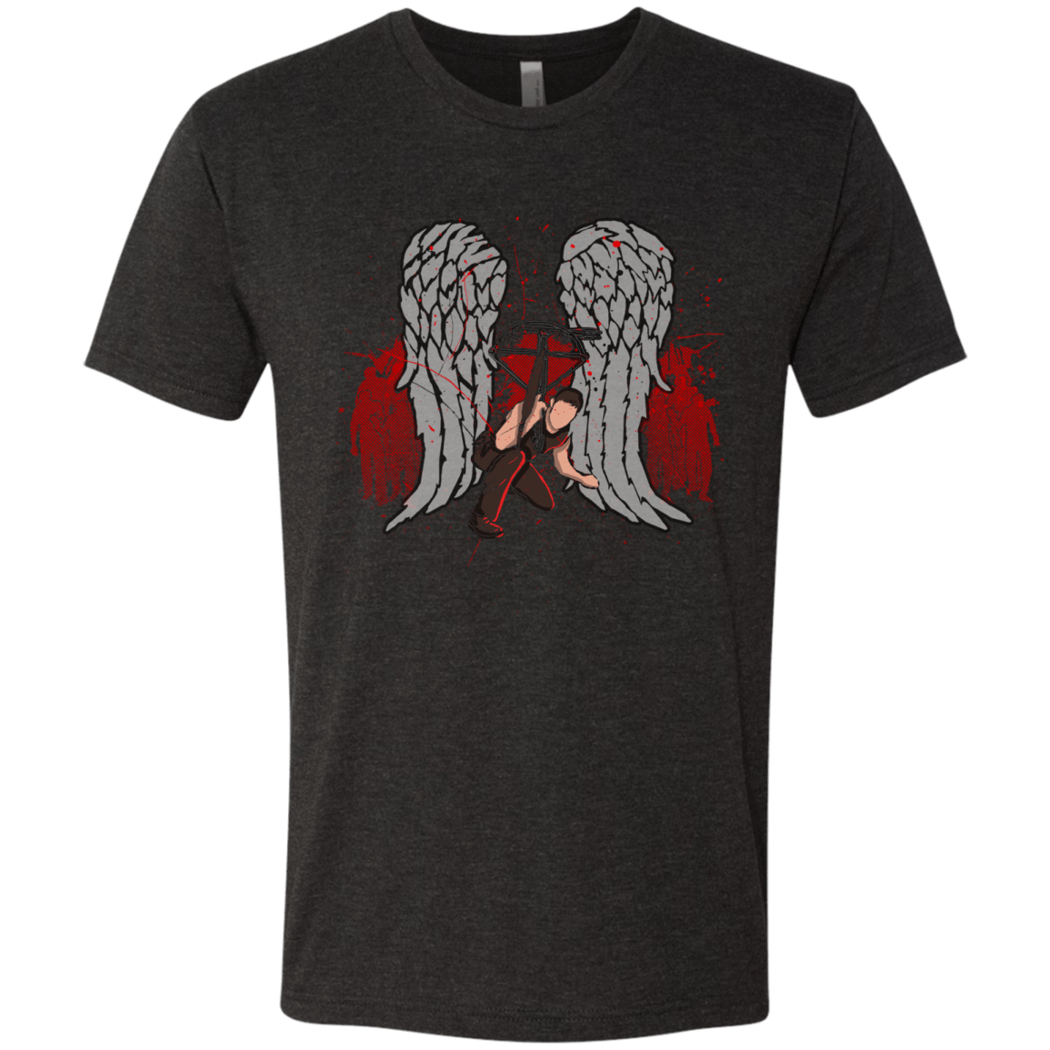 T-Shirts Vintage Black / Small Bloody Wings Dixon Men's Triblend T-Shirt