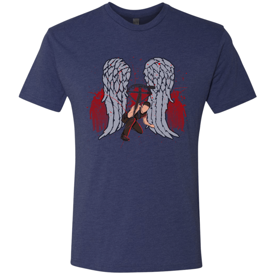 T-Shirts Vintage Navy / Small Bloody Wings Dixon Men's Triblend T-Shirt