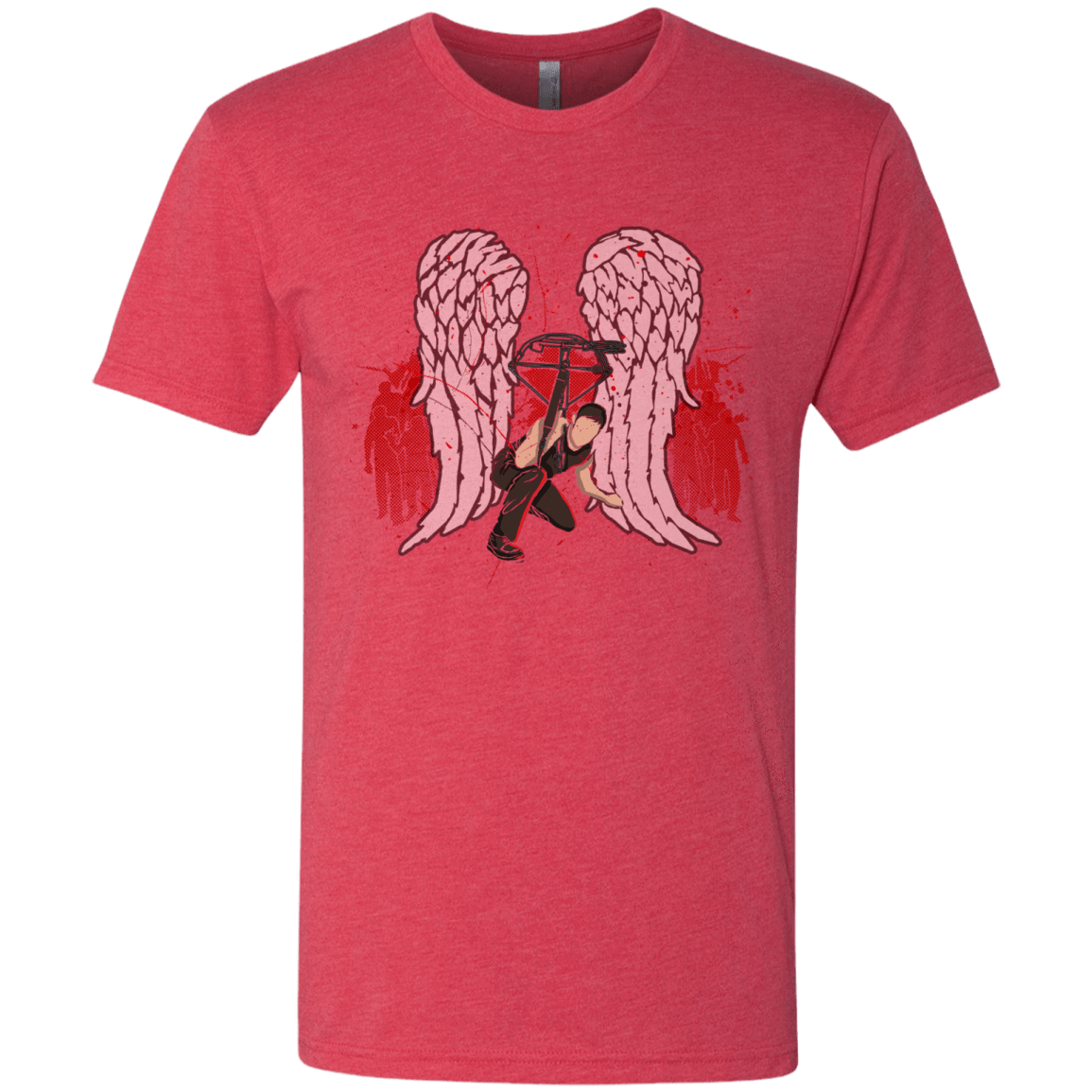 T-Shirts Vintage Red / Small Bloody Wings Dixon Men's Triblend T-Shirt