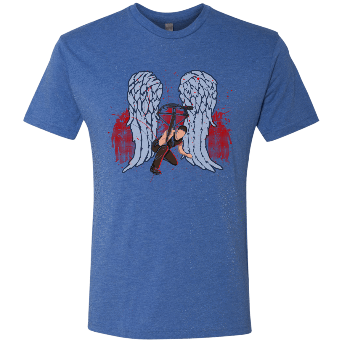 T-Shirts Vintage Royal / Small Bloody Wings Dixon Men's Triblend T-Shirt