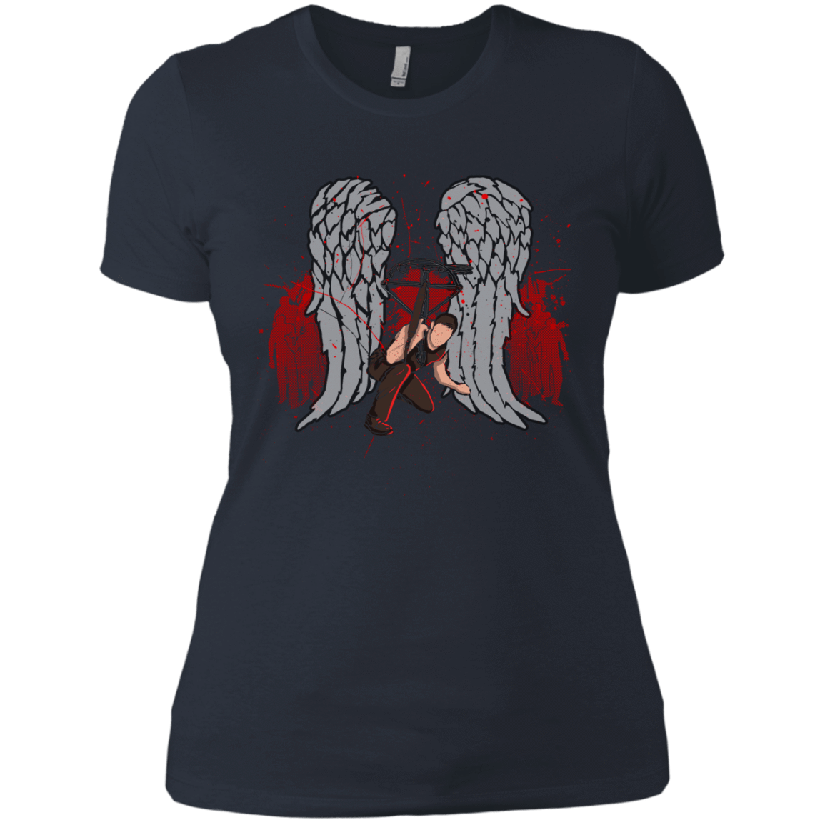 T-Shirts Indigo / X-Small Bloody Wings Dixon Women's Premium T-Shirt