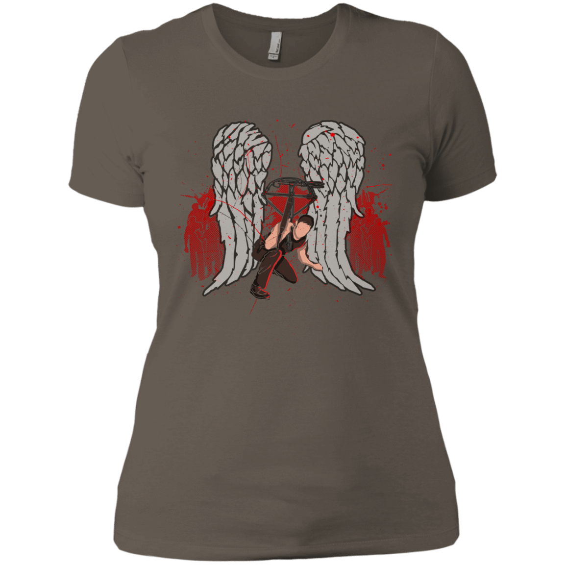 T-Shirts Warm Grey / X-Small Bloody Wings Dixon Women's Premium T-Shirt