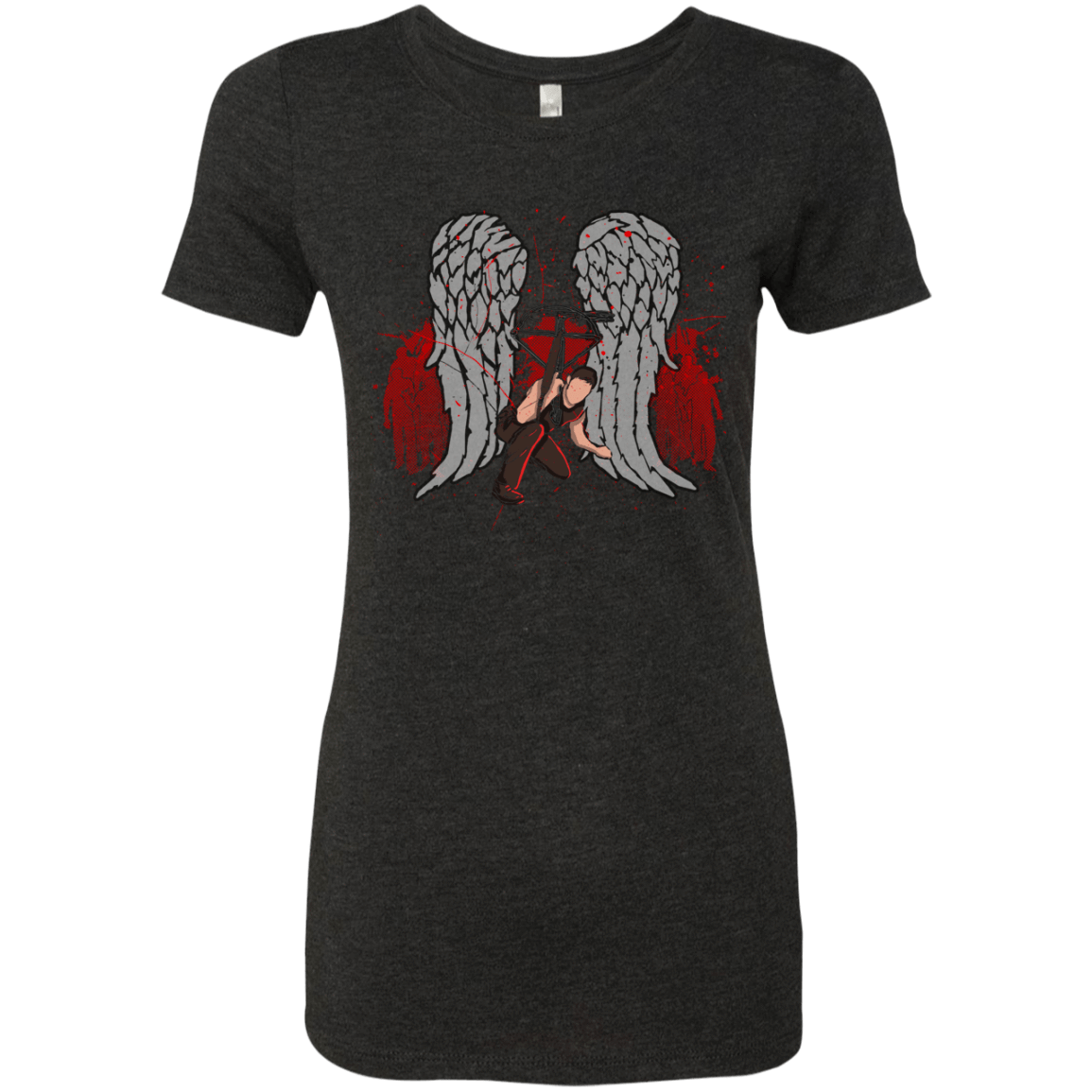 T-Shirts Vintage Black / Small Bloody Wings Dixon Women's Triblend T-Shirt