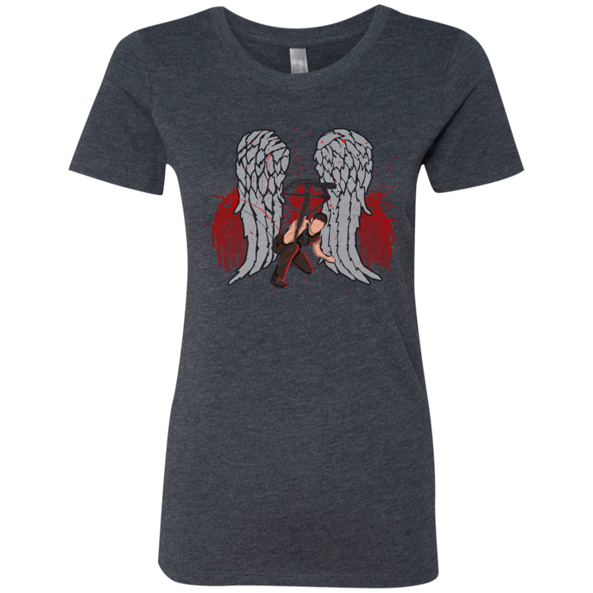 T-Shirts Vintage Navy / Small Bloody Wings Dixon Women's Triblend T-Shirt