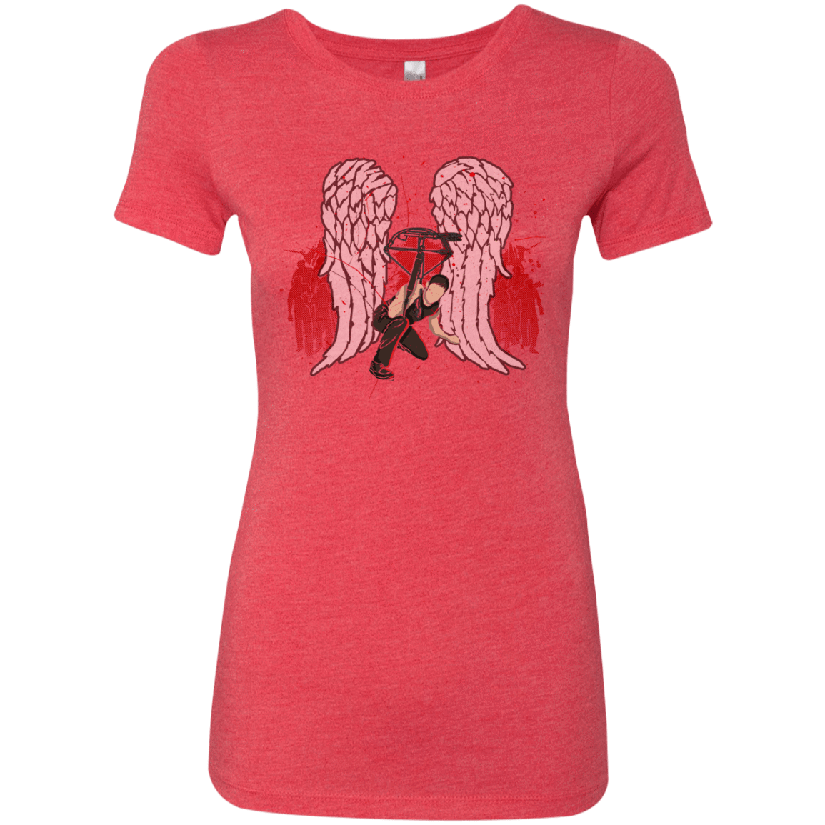 T-Shirts Vintage Red / Small Bloody Wings Dixon Women's Triblend T-Shirt