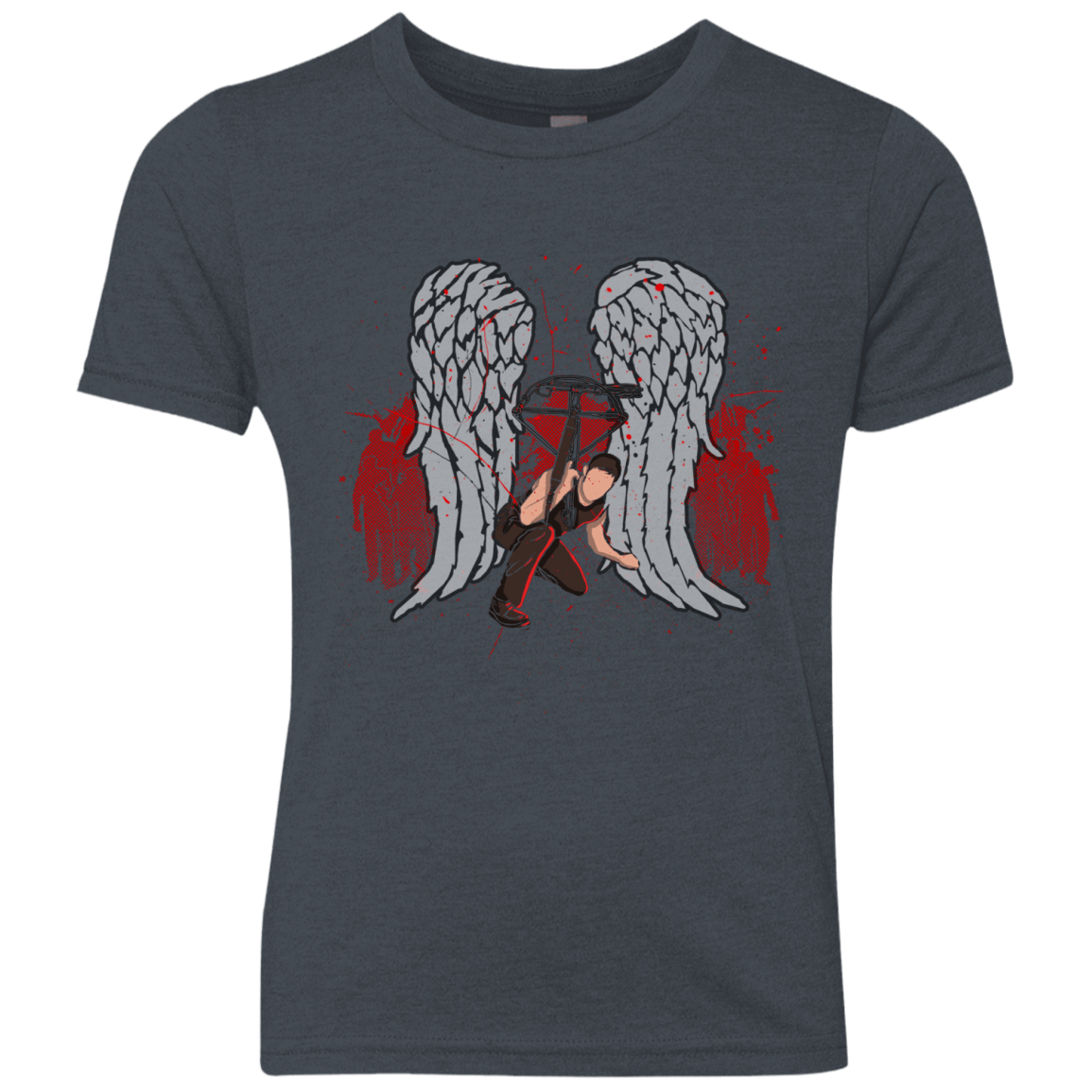 T-Shirts Vintage Navy / YXS Bloody Wings Dixon Youth Triblend T-Shirt