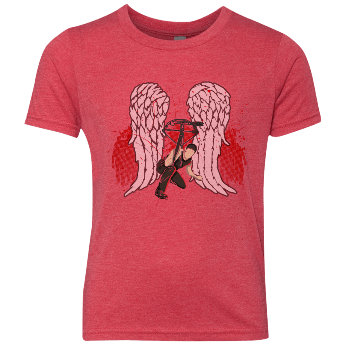 T-Shirts Vintage Red / YXS Bloody Wings Dixon Youth Triblend T-Shirt