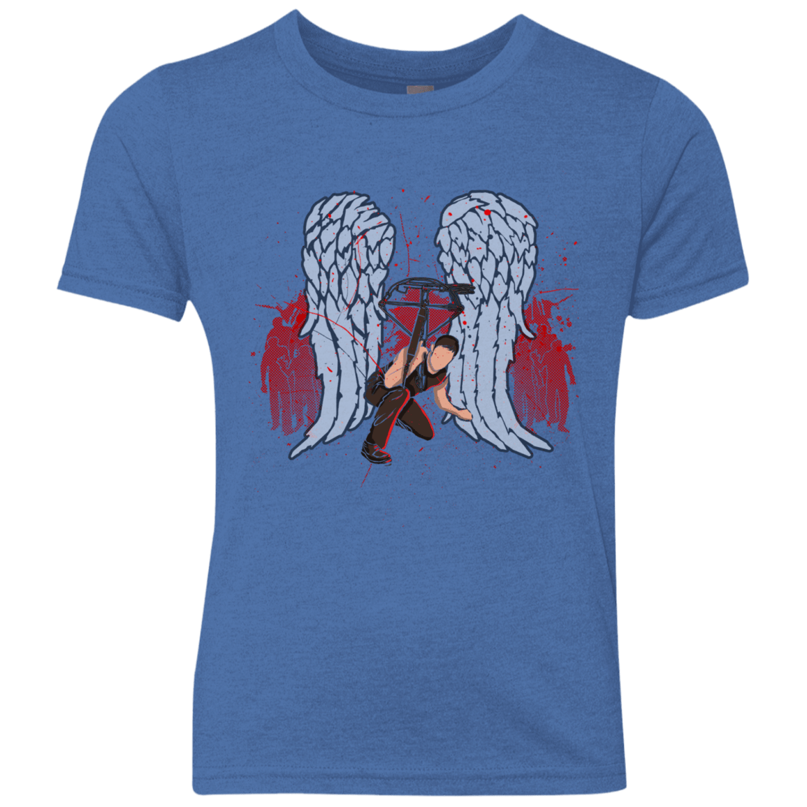 T-Shirts Vintage Royal / YXS Bloody Wings Dixon Youth Triblend T-Shirt