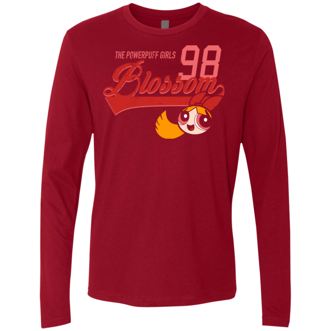 T-Shirts Cardinal / Small Blossom Men's Premium Long Sleeve