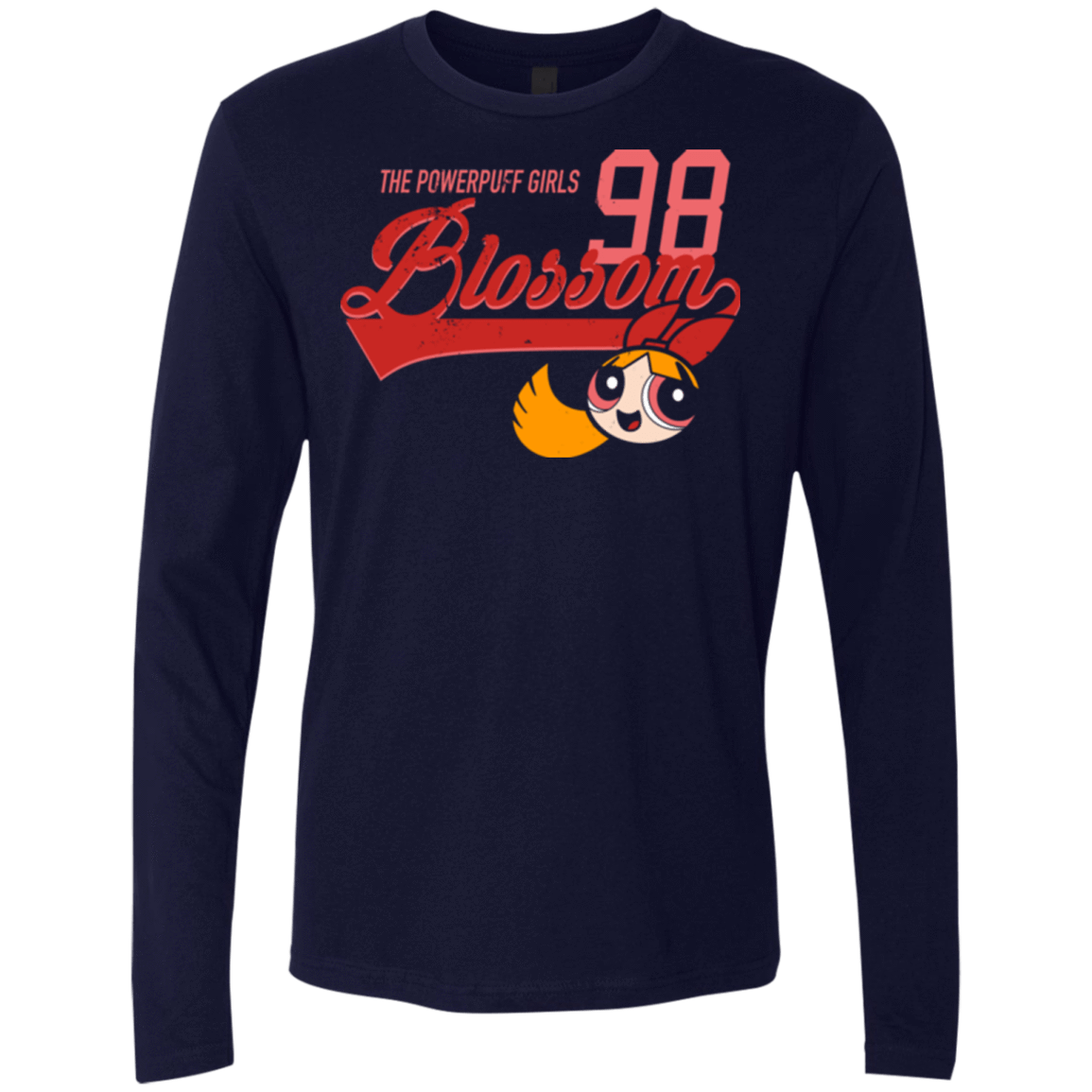 T-Shirts Midnight Navy / Small Blossom Men's Premium Long Sleeve