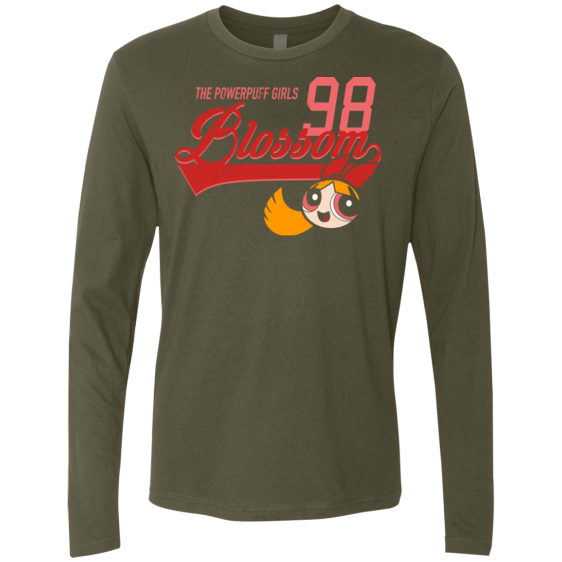 T-Shirts Military Green / Small Blossom Men's Premium Long Sleeve