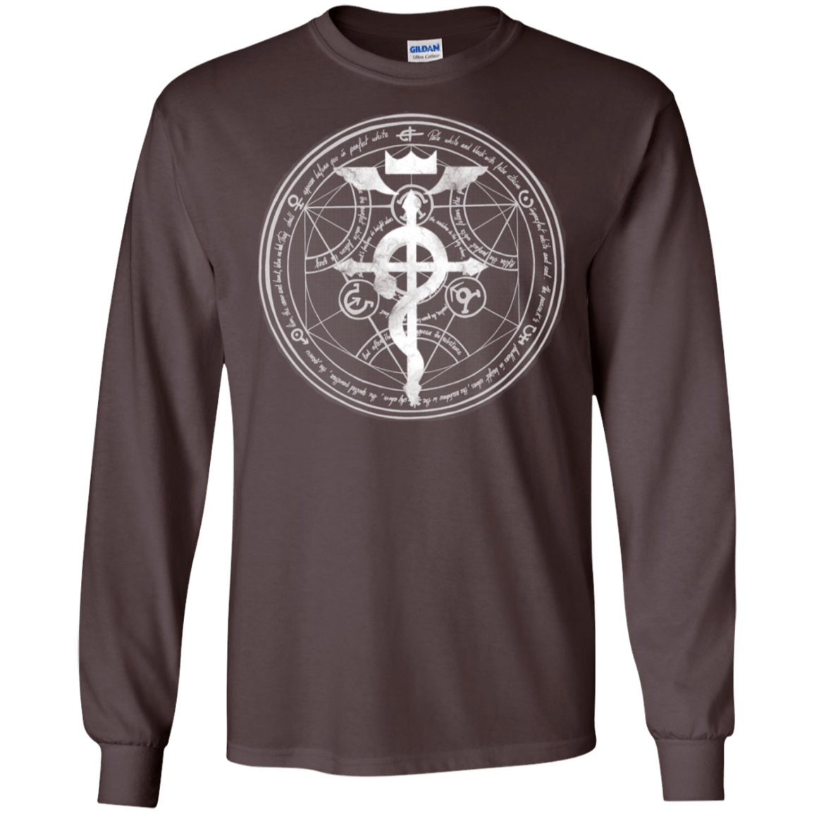 T-Shirts Dark Chocolate / S Blue Alchemist Men's Long Sleeve T-Shirt