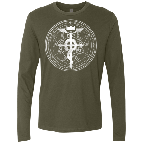 T-Shirts Military Green / S Blue Alchemist Men's Premium Long Sleeve