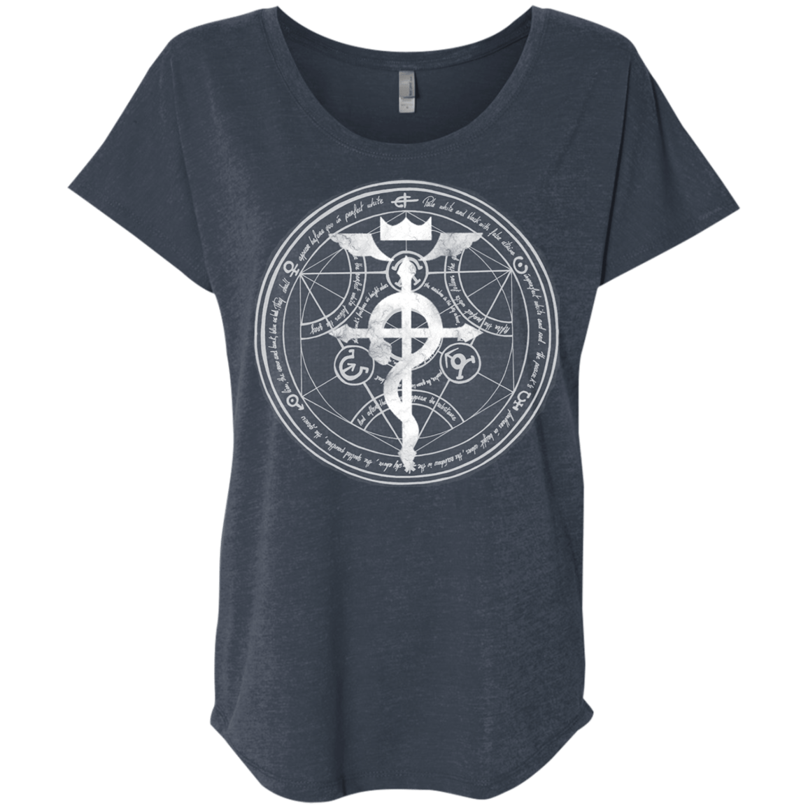 T-Shirts Vintage Navy / X-Small Blue Alchemist Triblend Dolman Sleeve