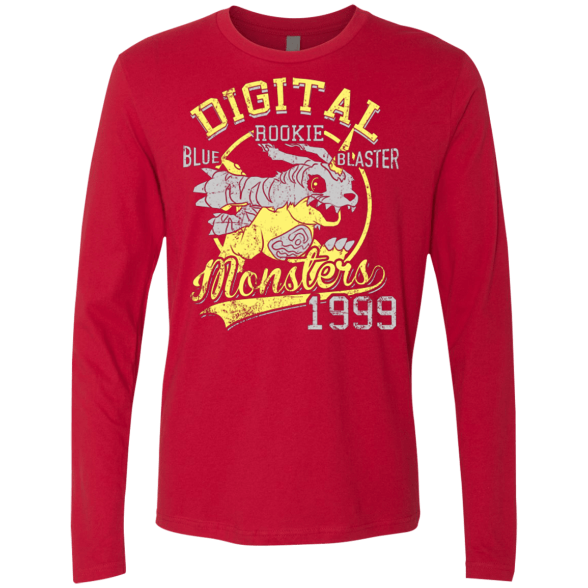 T-Shirts Red / Small Blue Blaster Men's Premium Long Sleeve