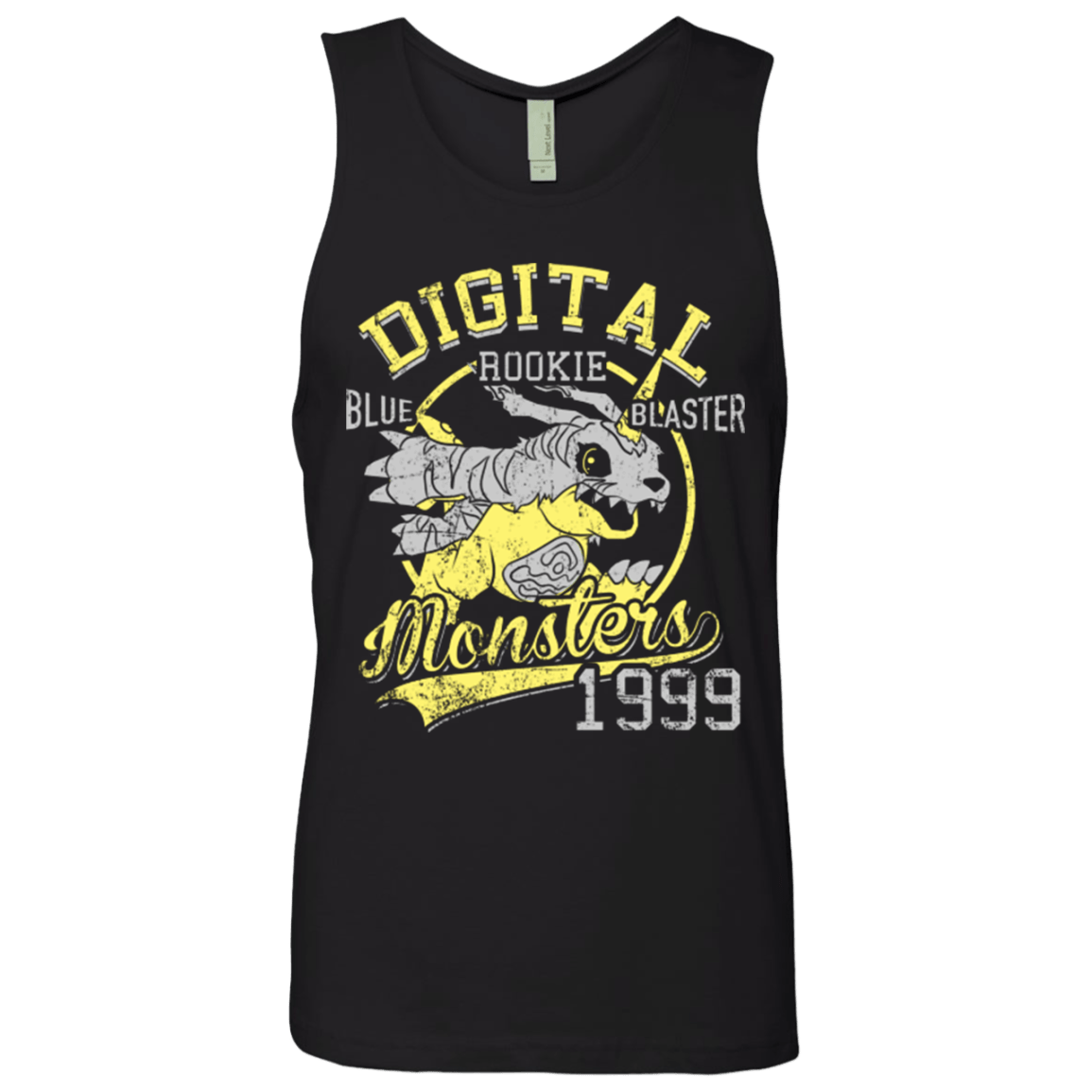 T-Shirts Black / Small Blue Blaster Men's Premium Tank Top